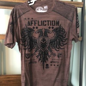 Affliction Distressed t-shirt
